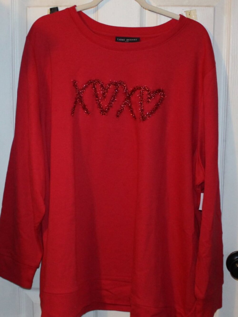 NWT Lane Bryant XOXO Sweatshirt size 26/28 CUTE!